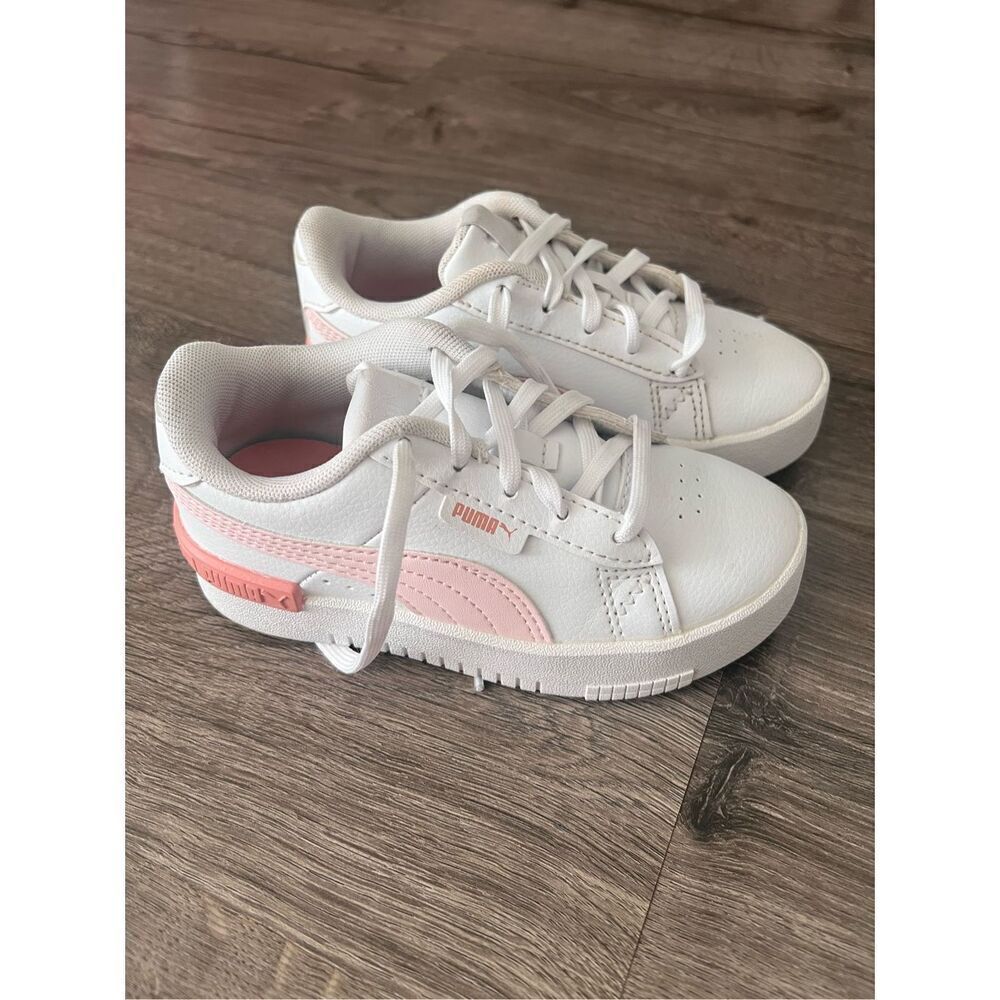 PUMA Caven Sneaker, White-Pink Out, size 10